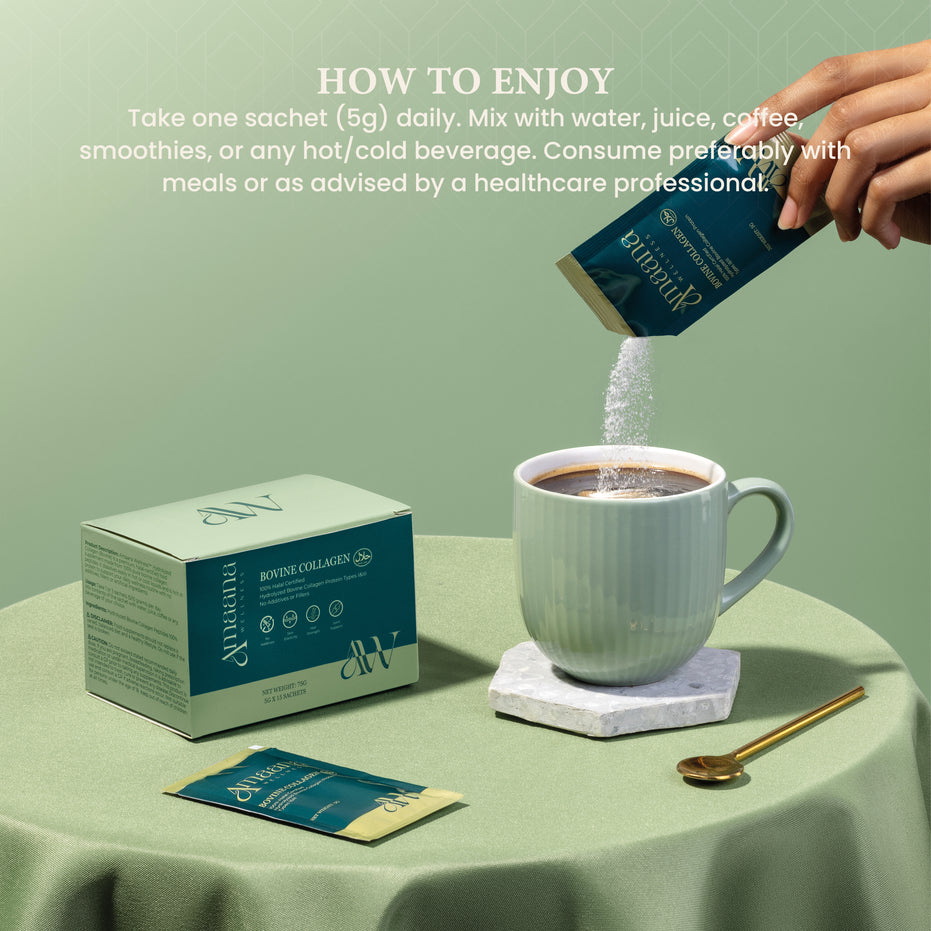 Halal Bovine Collagen Powder Sachets