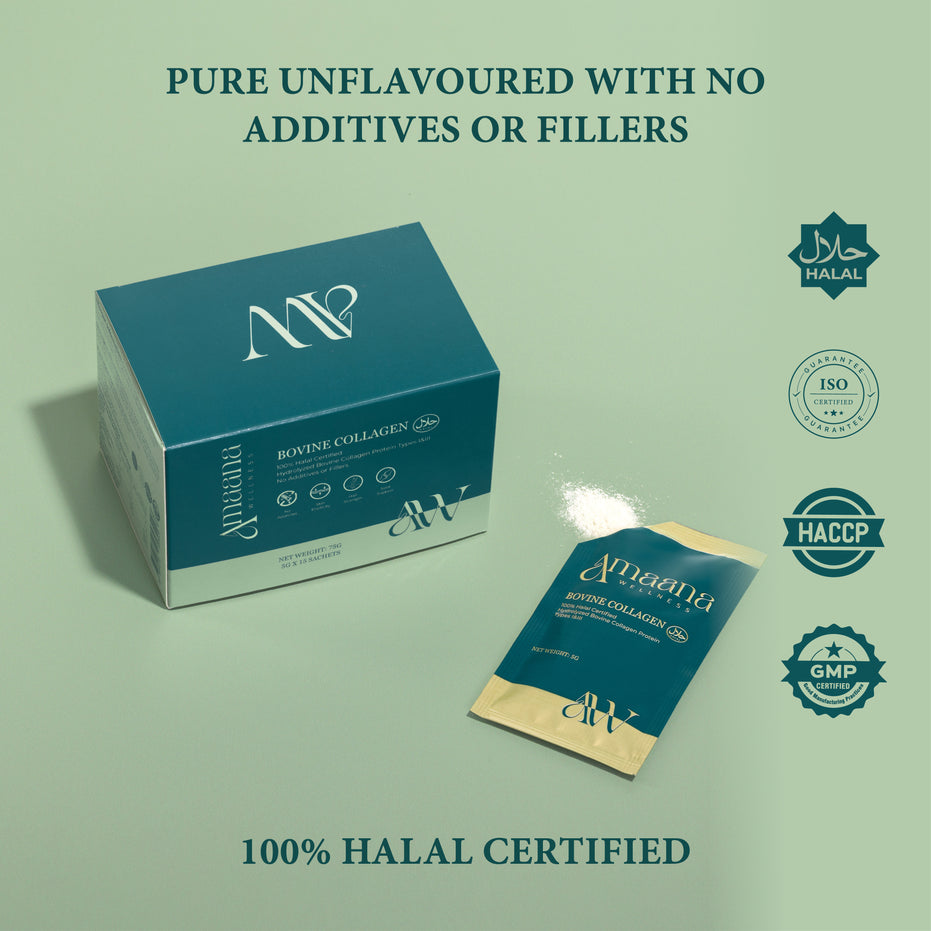 Halal Bovine Collagen Powder Sachets